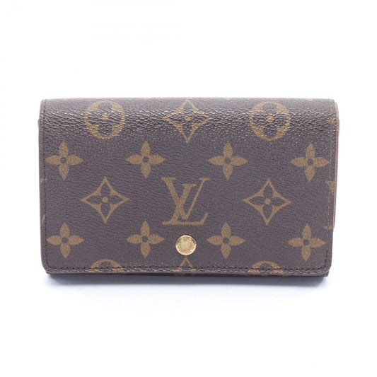Louis Vuitton Bifold Wallet Porte-Monnaie Viennois Tresor Monogram Leather