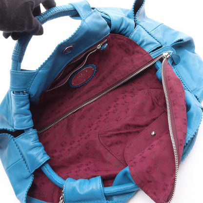 Loewe Handbag Nappa Aire Blue Leather — view 3