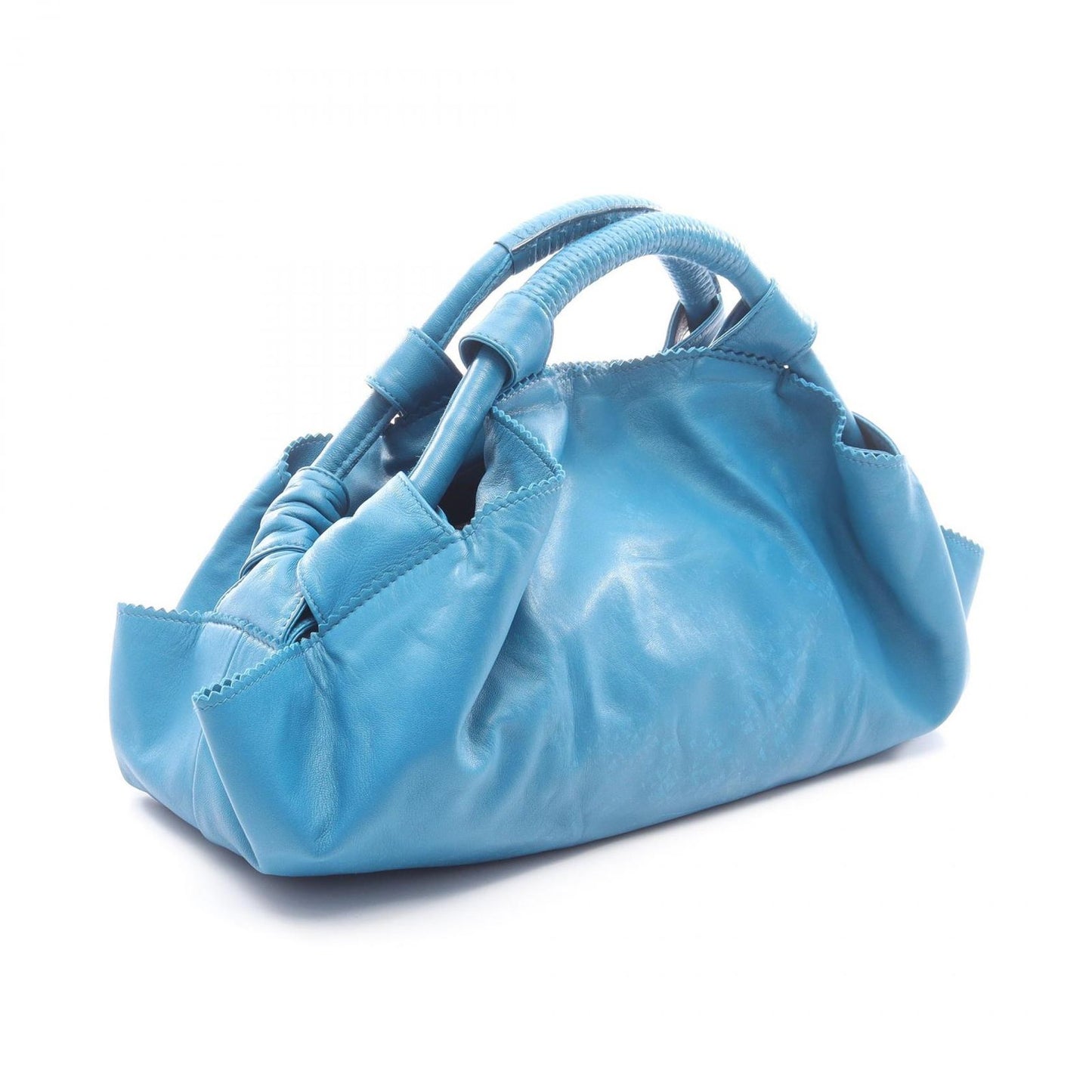 Loewe Handbag Nappa Aire Blue Leather — view 2