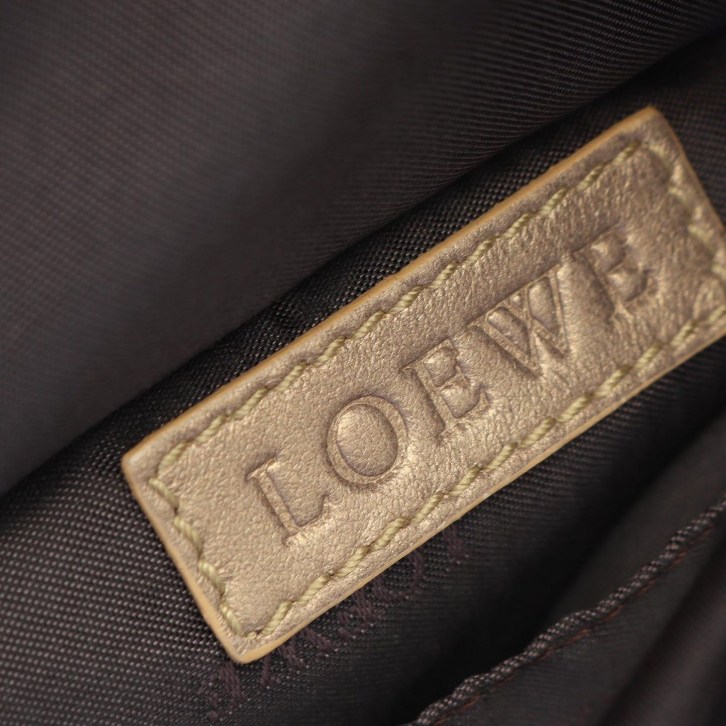 Loewe Handbag Nappa Aire Gold Leather — view 4