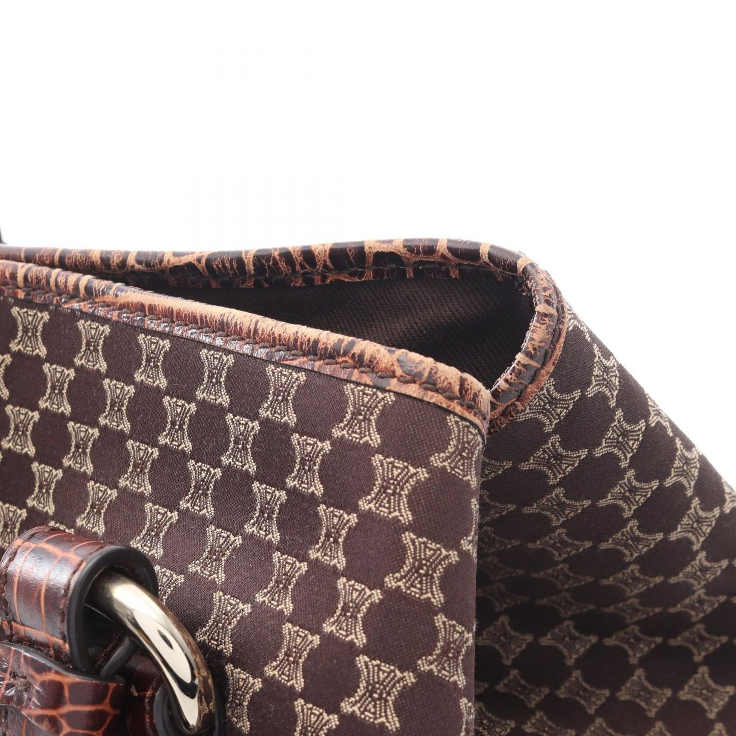 Celine Tote Macadam Croco — view 9