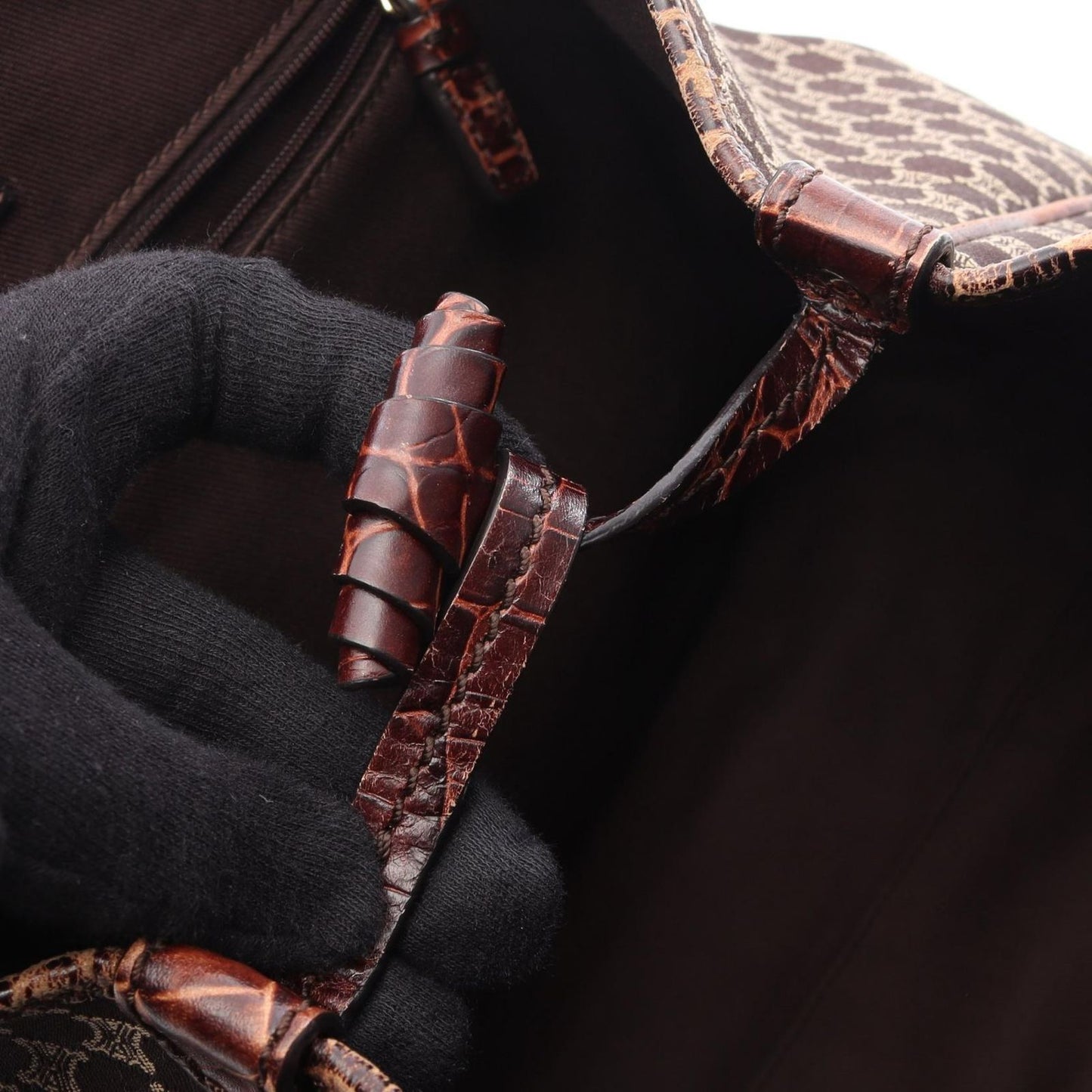 Celine Tote Macadam Croco — view 5