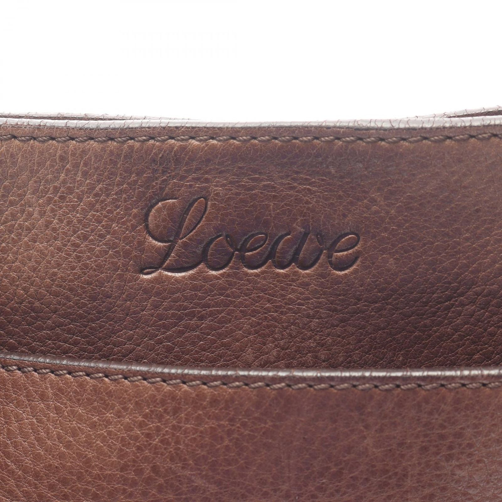 Loewe Shoulder Bag Brown Leather — view 4