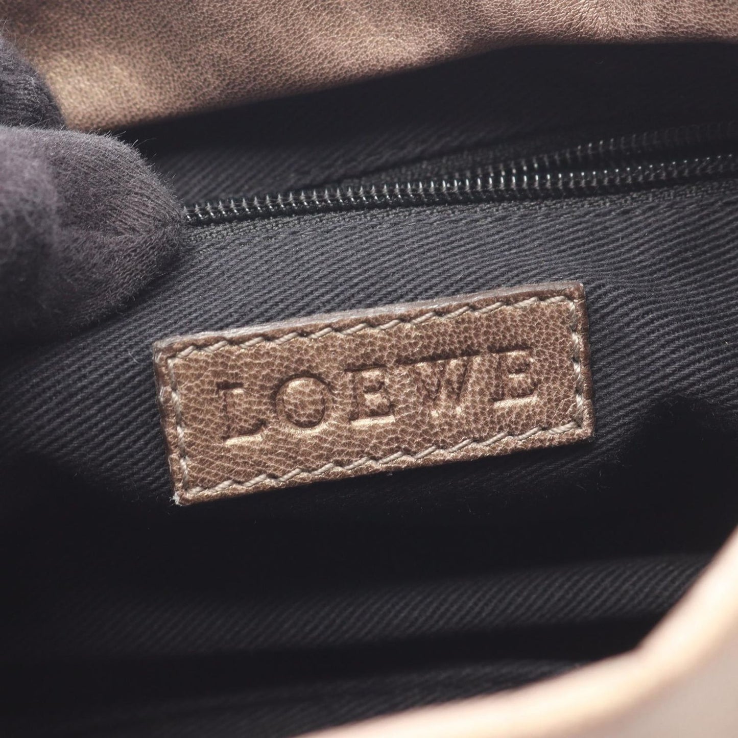 Loewe Shoulder Bag Bijuu Brown Leather — view 4