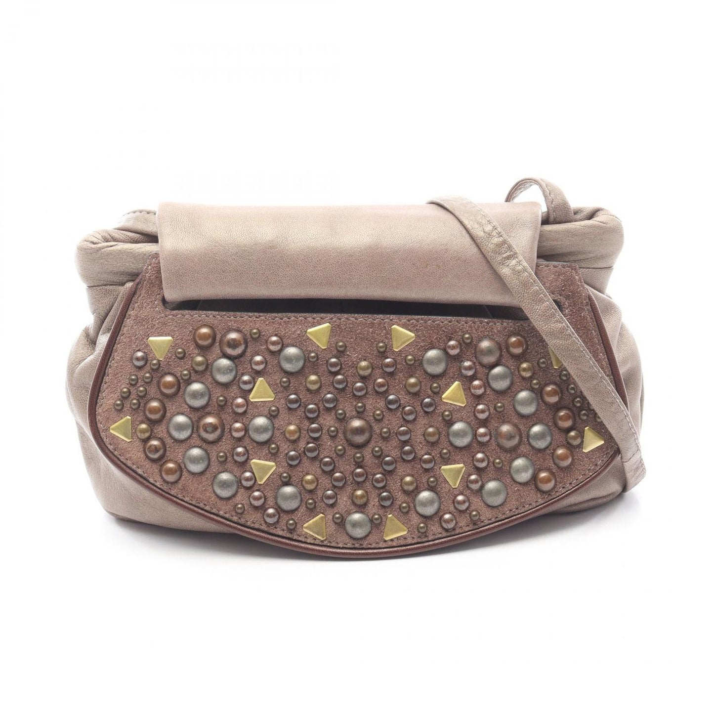Loewe Shoulder Bag Bijuu Brown Leather