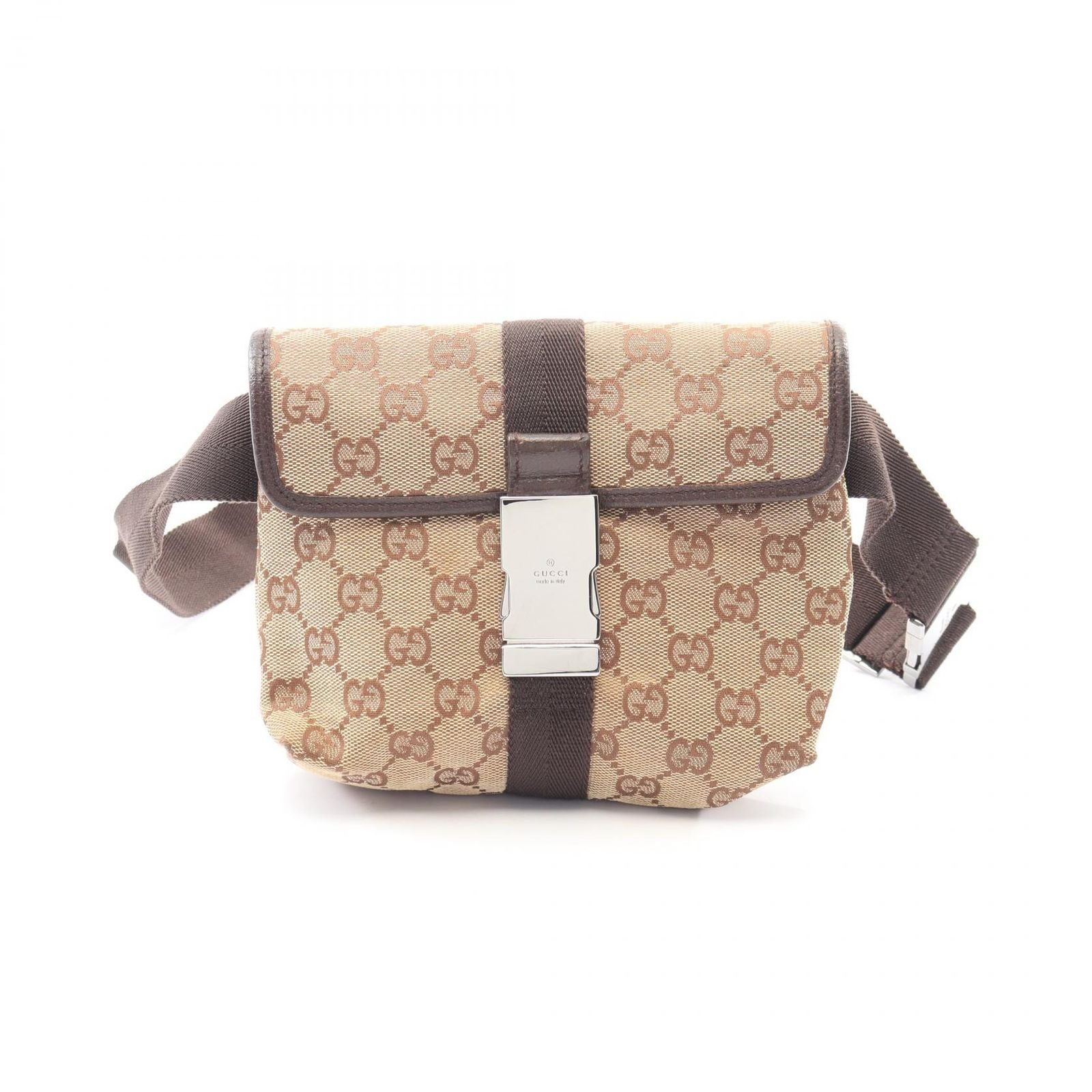 Gucci Waist Bag GG Canvas Beige