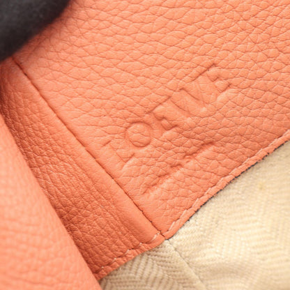 Loewe Handbag Hammock Drawstring Bag 2-Way Orange Leather — view 4