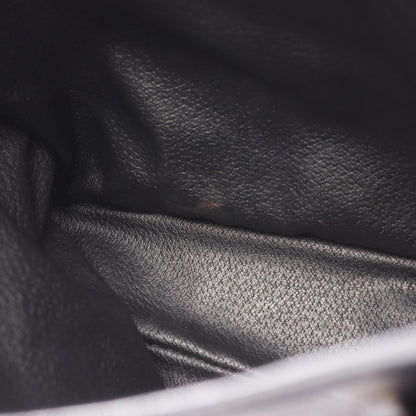 Celine Tote Macadam Brown Black Canvas Leather — view 8