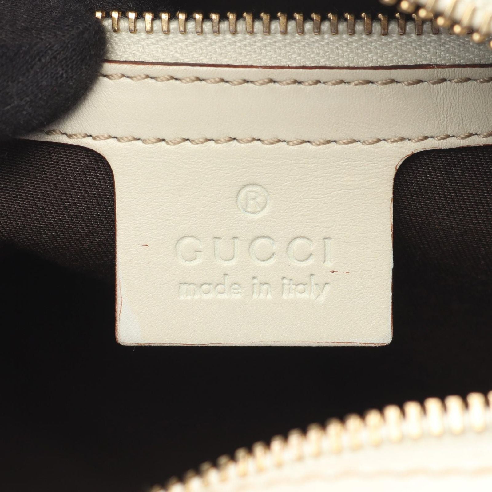 Gucci Handbag Horsebit Ivory Leather — view 4