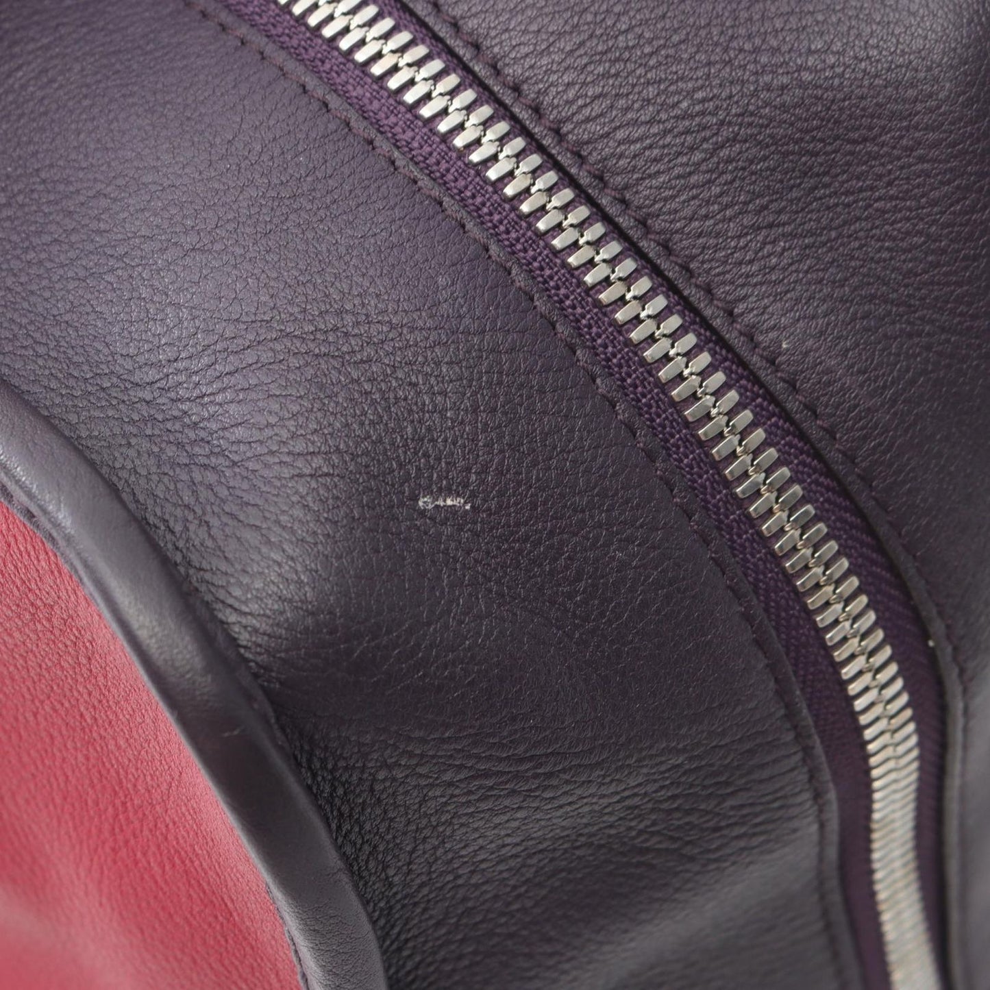 Loewe Handbag Amazona 36 Rose Dark Purple Leather — view 6