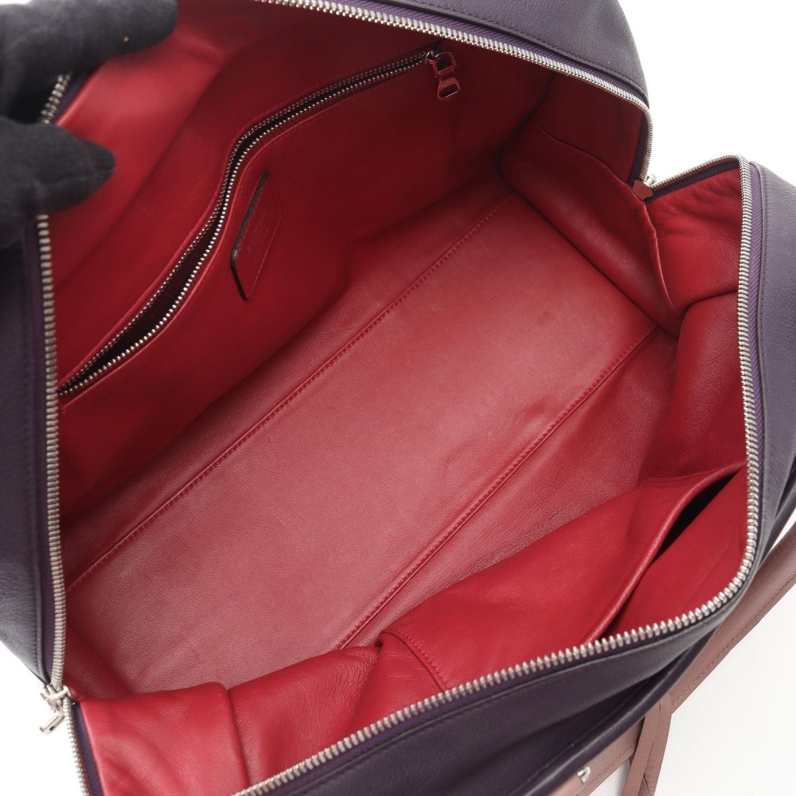 Loewe Handbag Amazona 36 Rose Dark Purple Leather — view 3