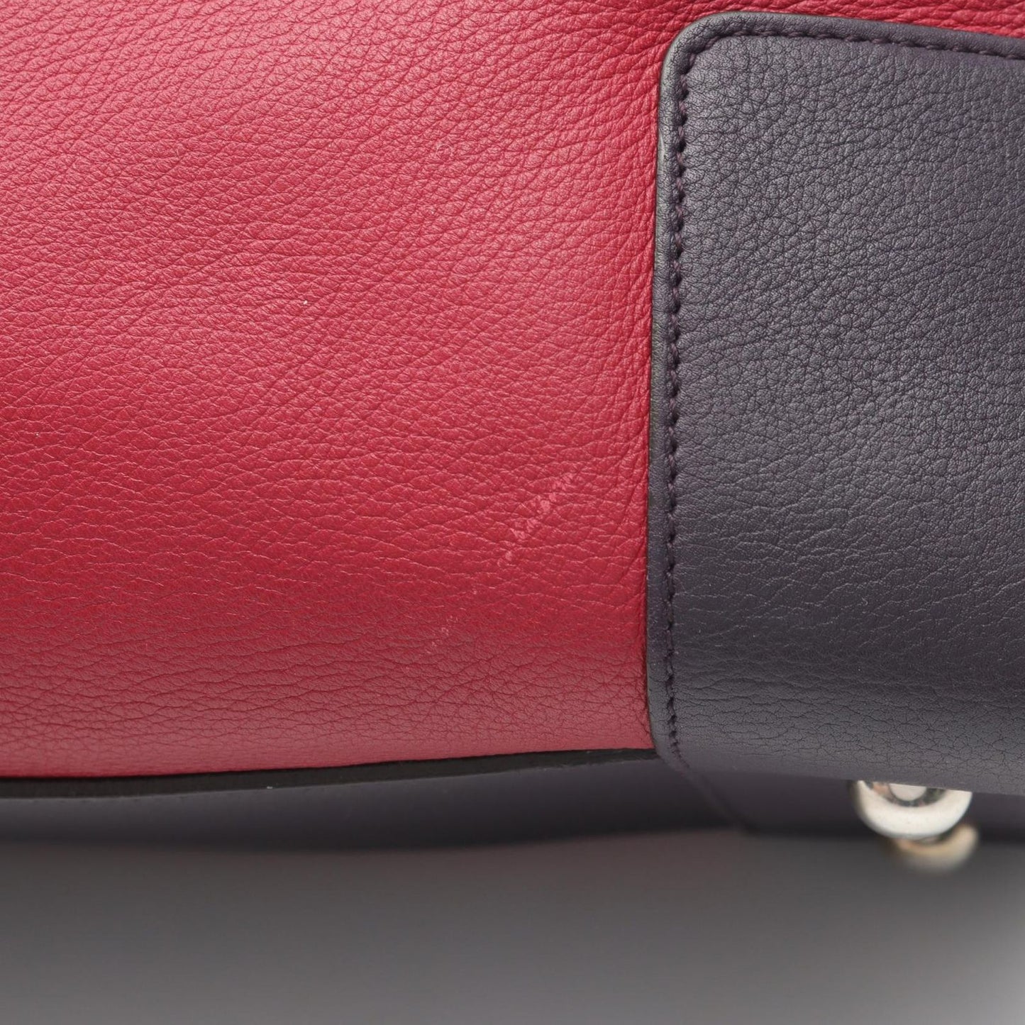 Loewe Handbag Amazona 36 Rose Dark Purple Leather — view 9