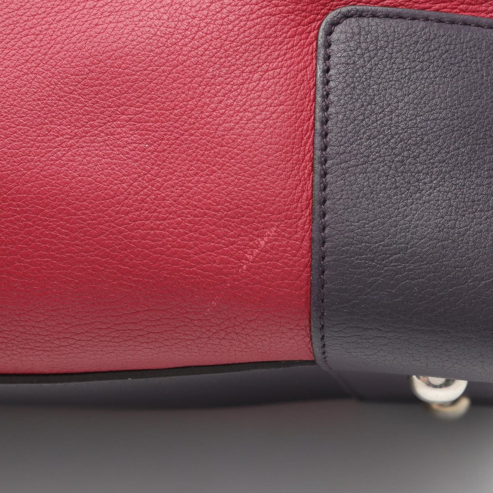 Loewe Handbag Amazona 36 Rose Dark Purple Leather — view 9