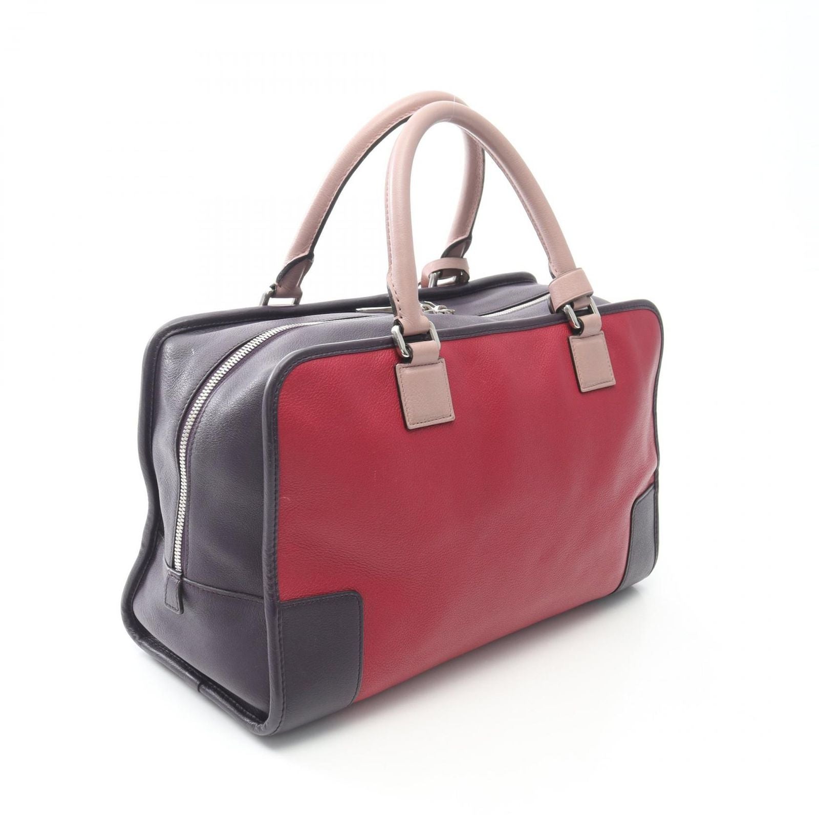 Loewe Handbag Amazona 36 Rose Dark Purple Leather — view 2