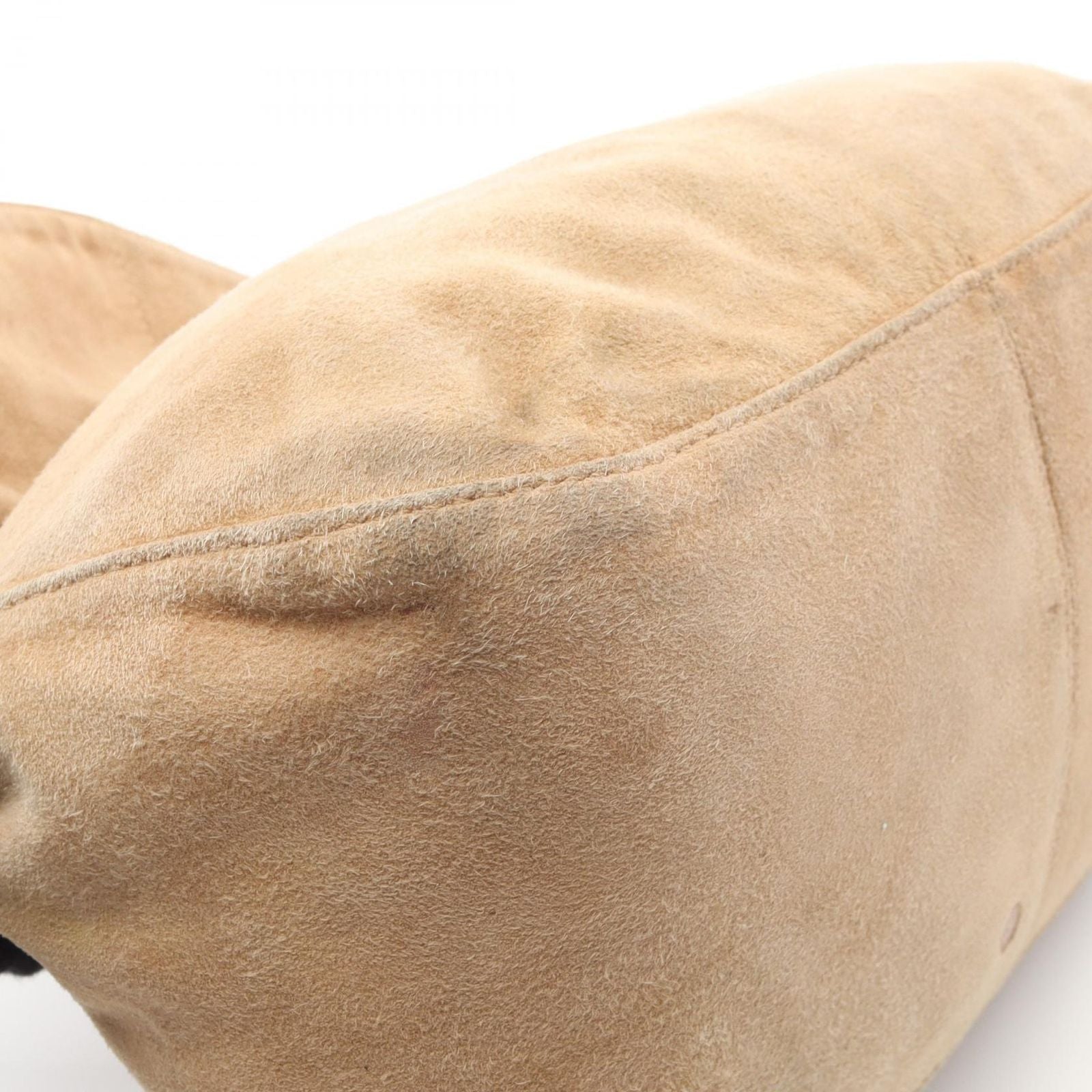Fendi Shoulder Bag Mamma Bucket Brown Suede Leather — view 8