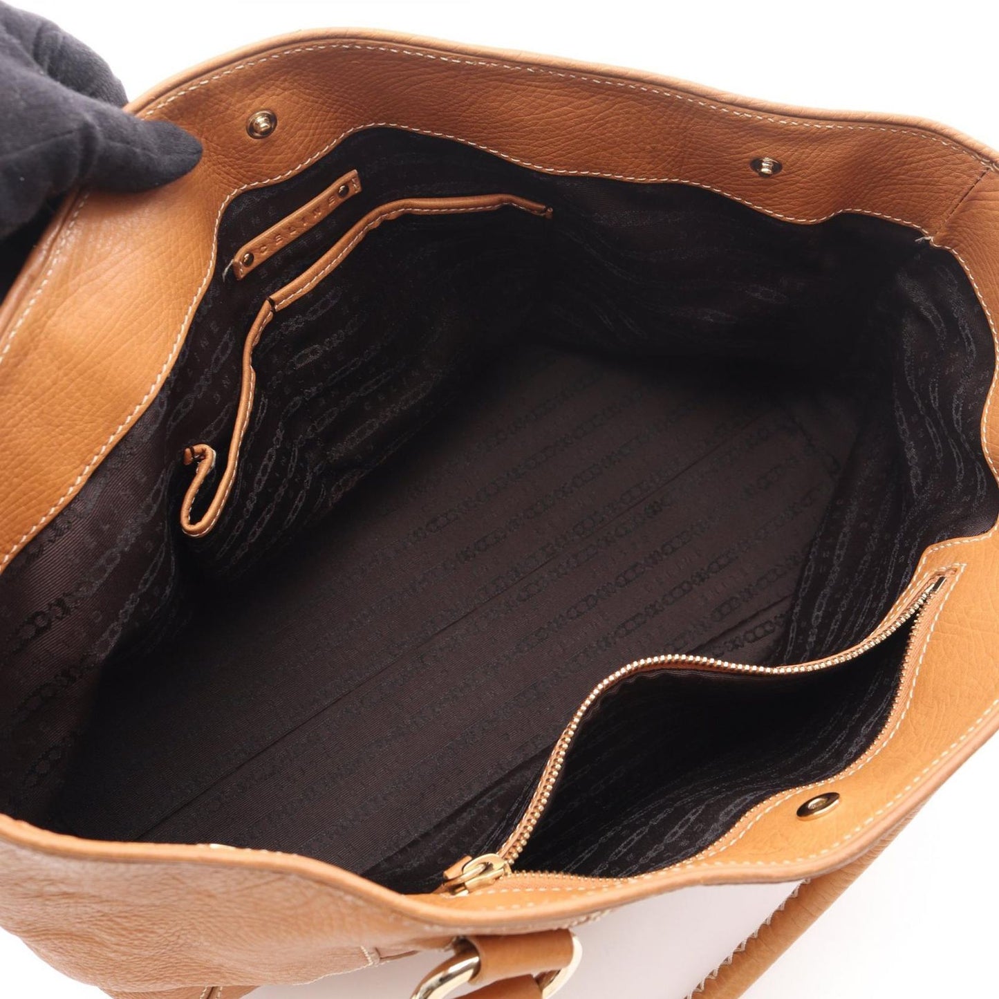 Celine Tote Brown Leather — view 3