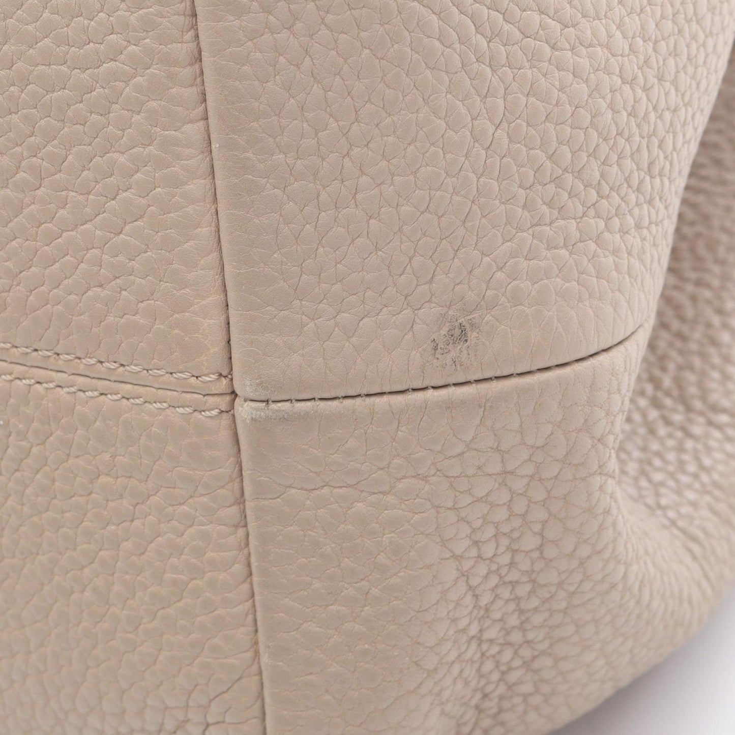 Loewe Handbag Karie Beige Leather Hand — view 7