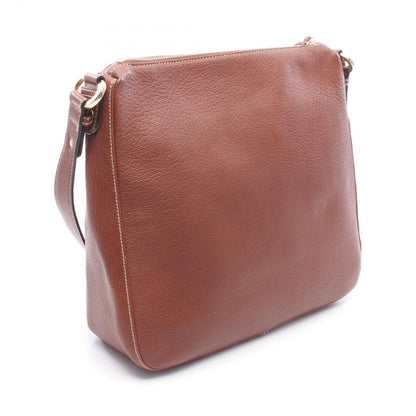Bvlgari Shoulder Bag Brown Leather — view 2