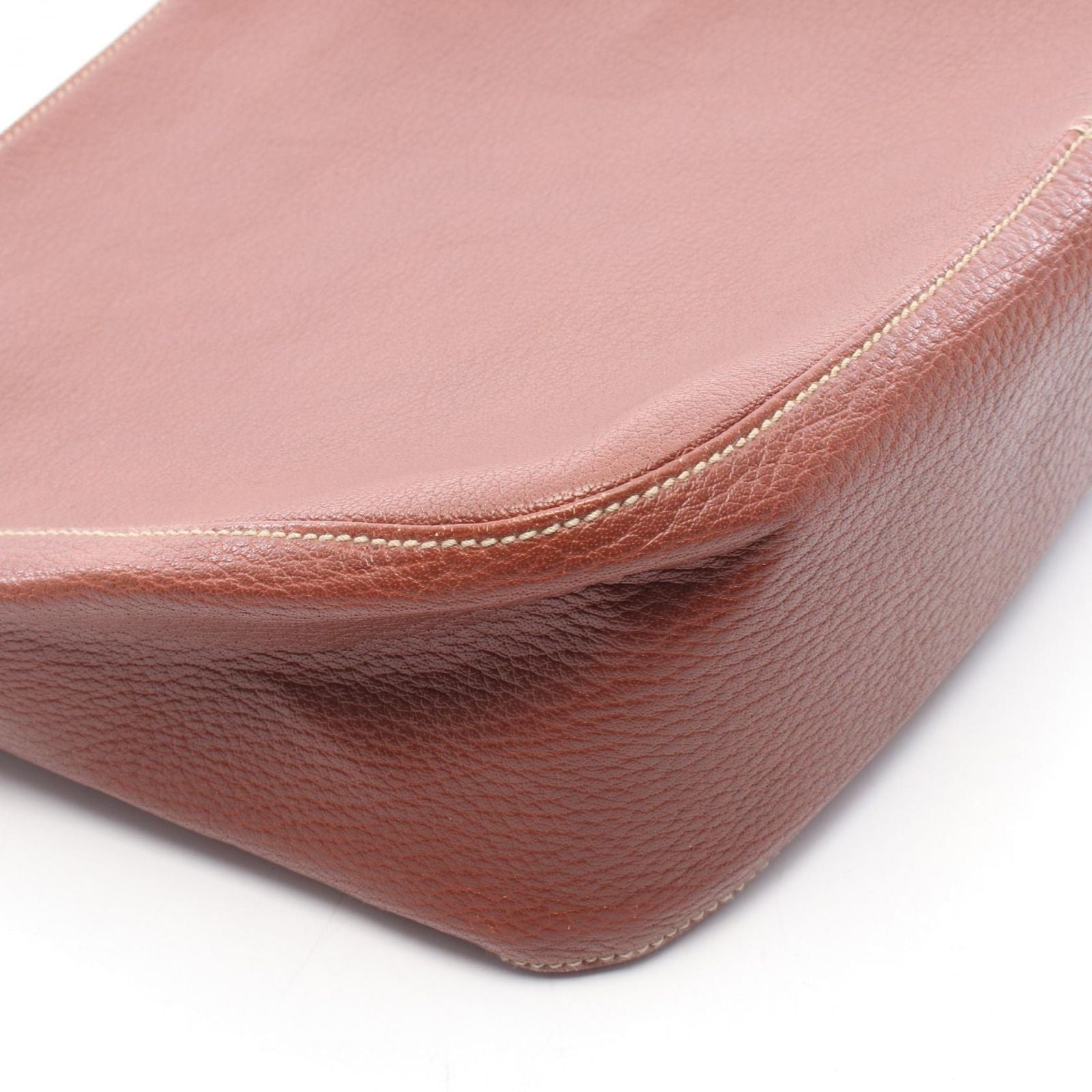 Bvlgari Shoulder Bag Brown Leather — view 8