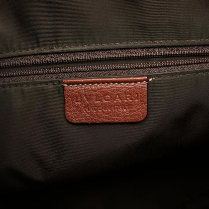 Bvlgari Shoulder Bag Brown Leather — view 4