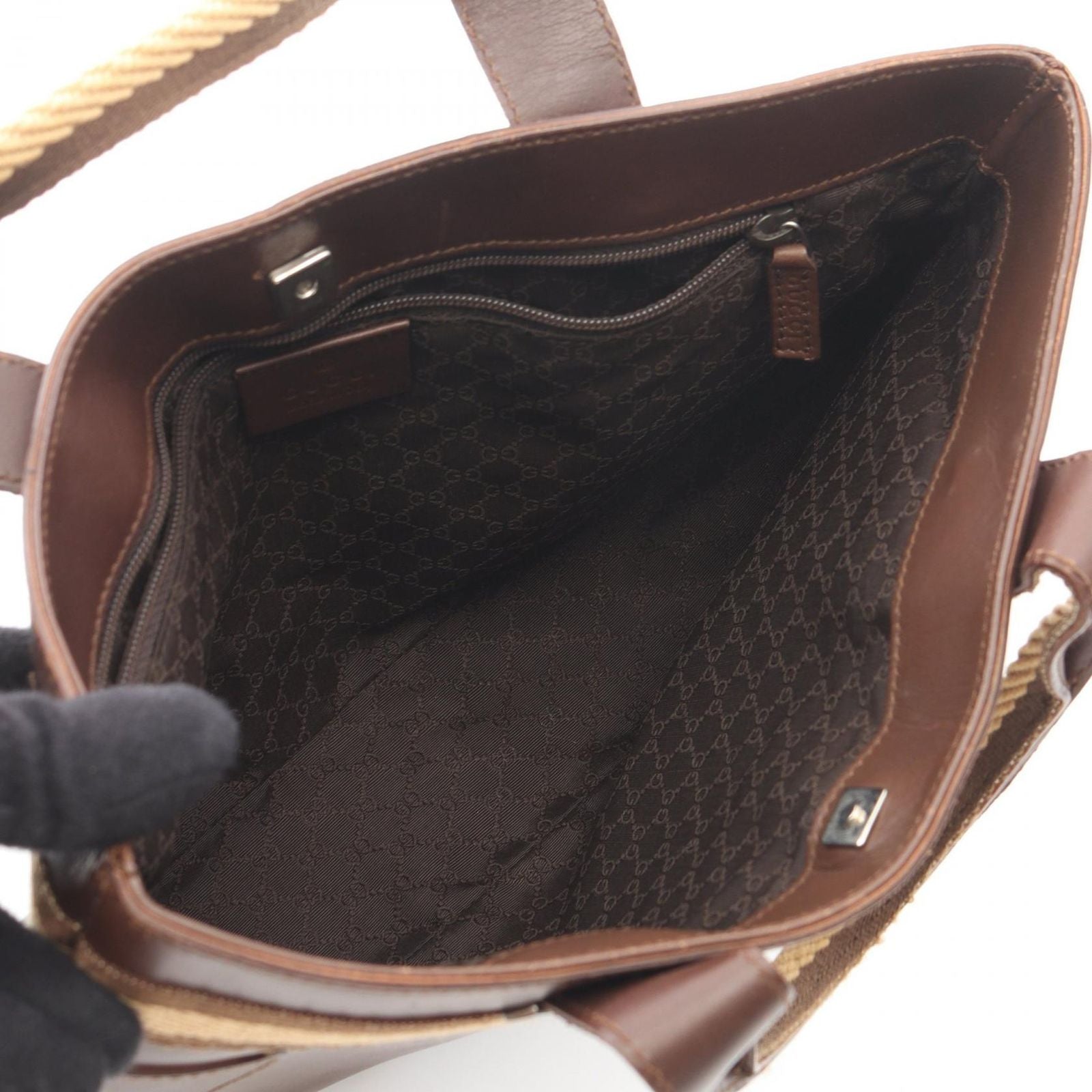 Gucci Handbag 000 Brown Leather Mini — view 3