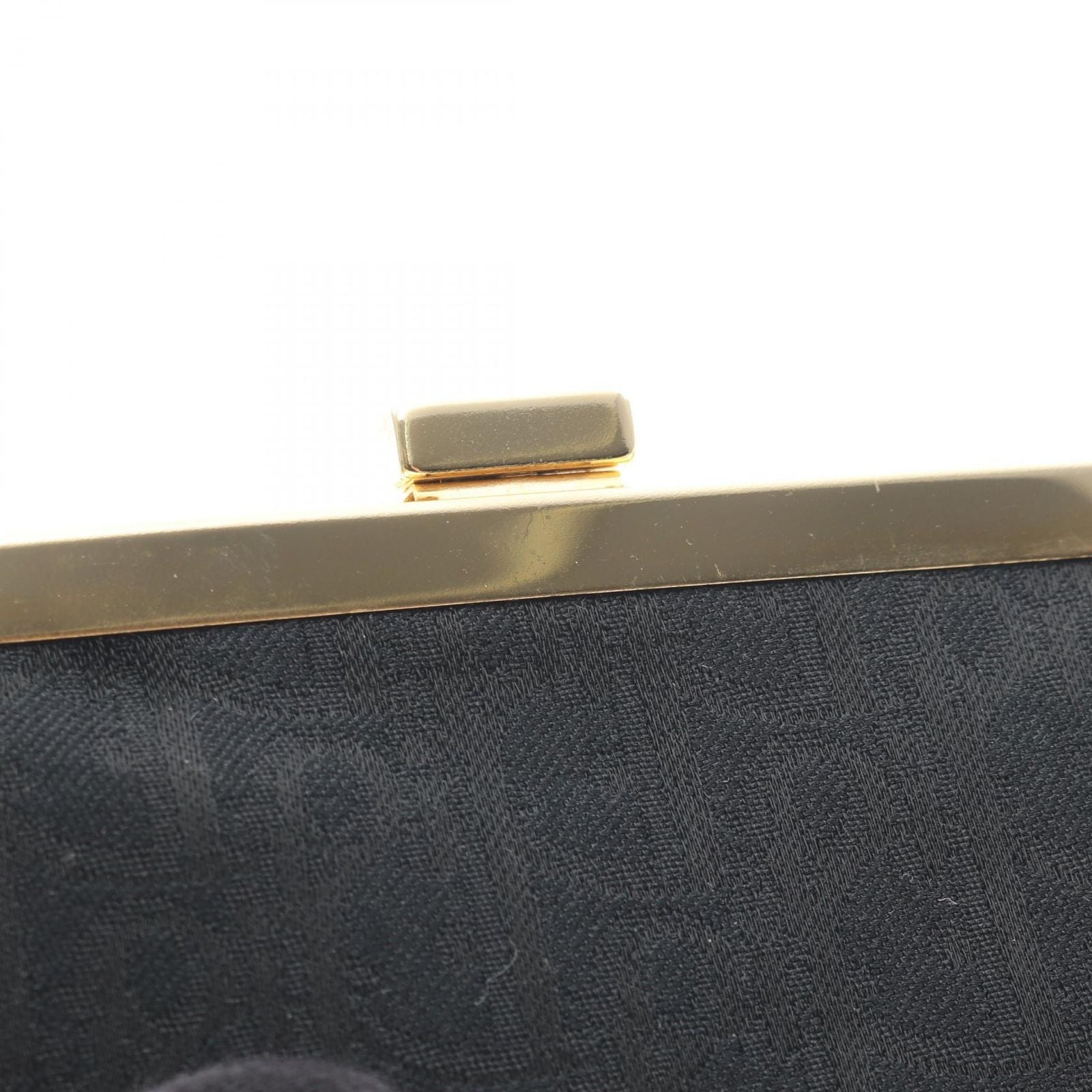 Dior Coin Case Trotter Clasp Black Canvas Leather — view 7