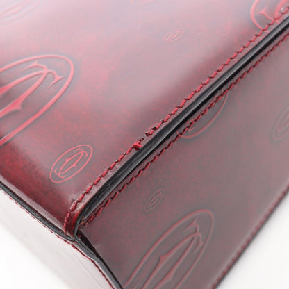 Cartier Handbag Happy Birthday Bordeaux Leather — view 5