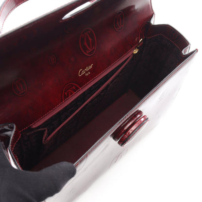 Cartier Handbag Happy Birthday Bordeaux Leather — view 3