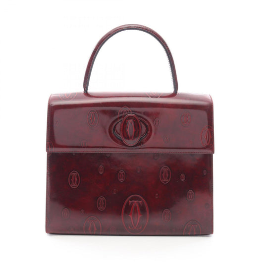 Cartier Handbag Happy Birthday Bordeaux Leather