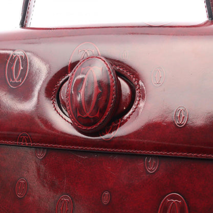 Cartier Handbag Happy Birthday Bordeaux Leather — view 9
