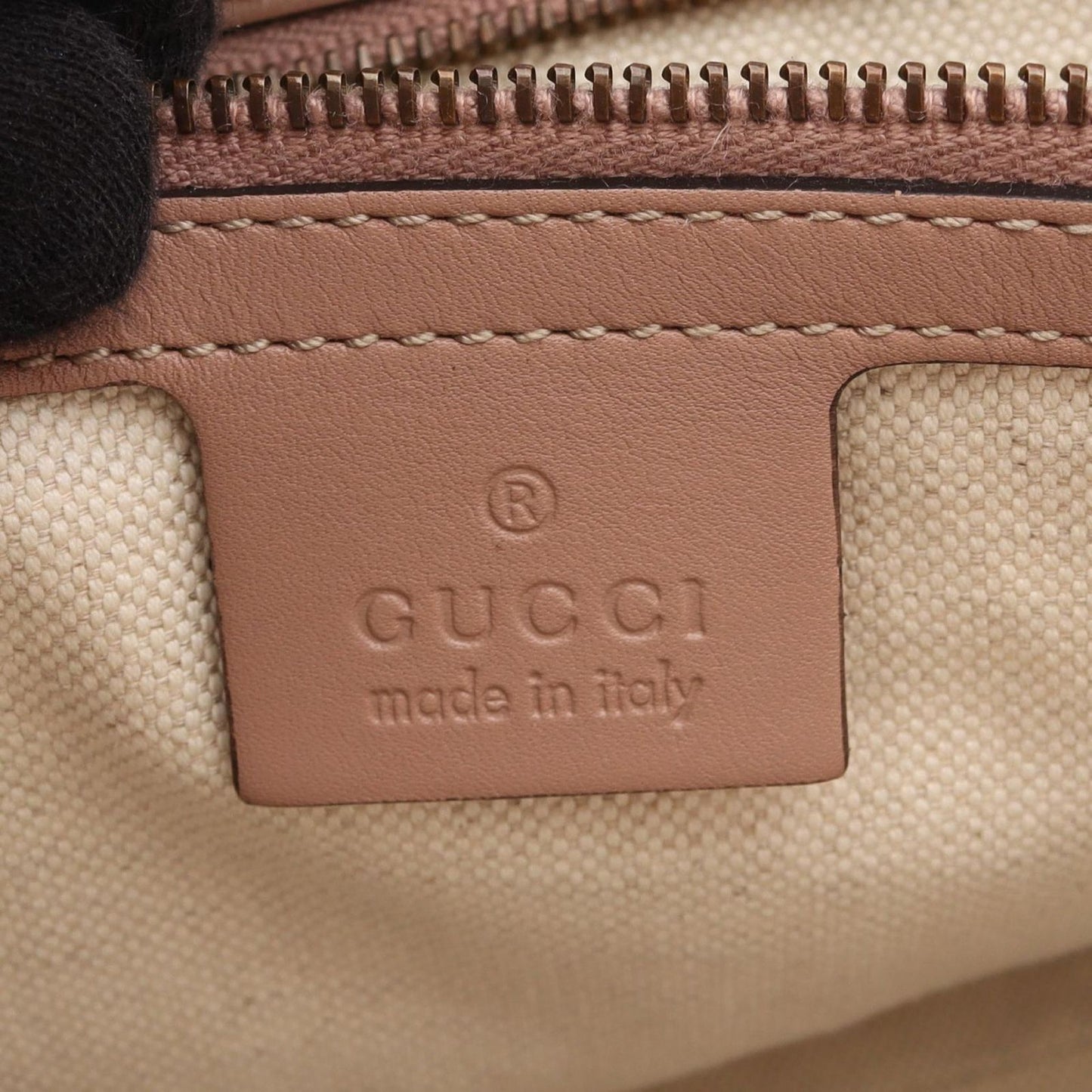 Gucci Tote GG Running Canvas Beige Pink — view 4