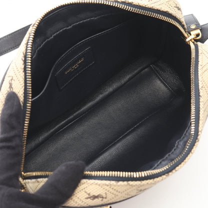Saint Laurent Paris Shoulder Bag Monogram Beige Canvas Leather — view 3
