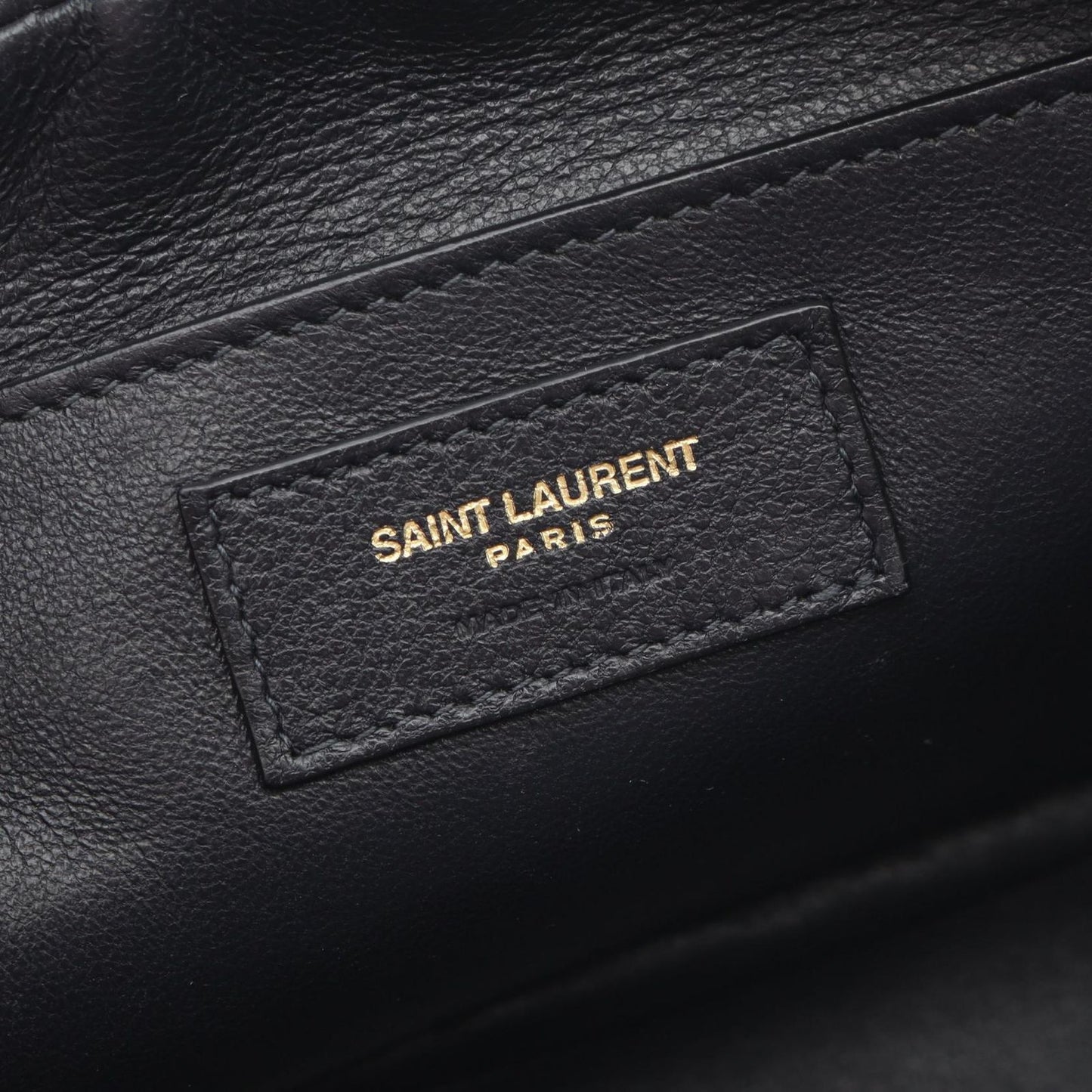 Saint Laurent Paris Shoulder Bag Monogram Beige Canvas Leather — view 4