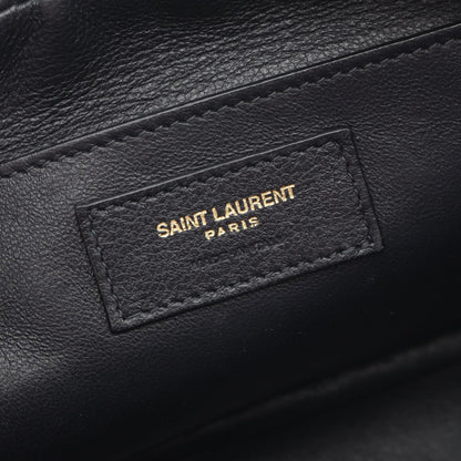 Saint Laurent Paris Shoulder Bag Monogram Beige Canvas Leather — view 4