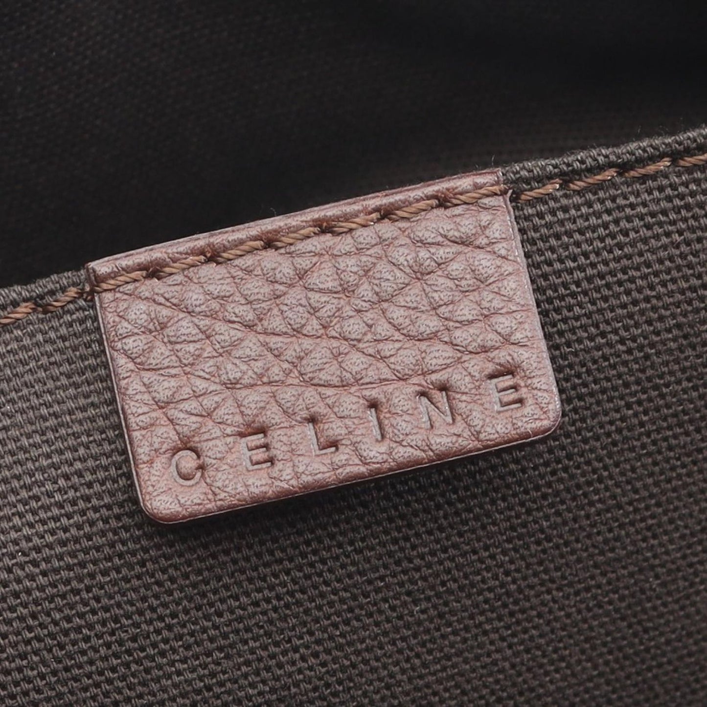 Celine Handbag Boogie Bag Brown Leather — view 4