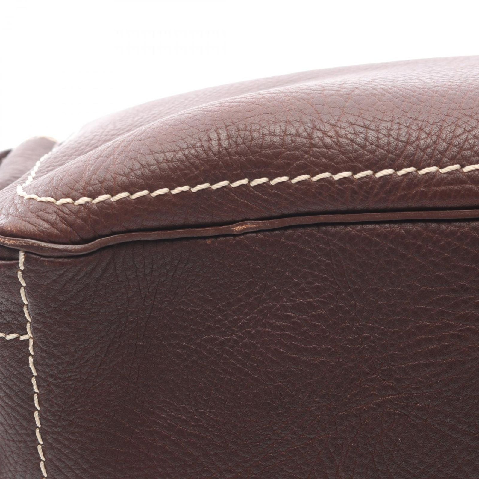 Celine Handbag Boogie Bag Brown Leather — view 7