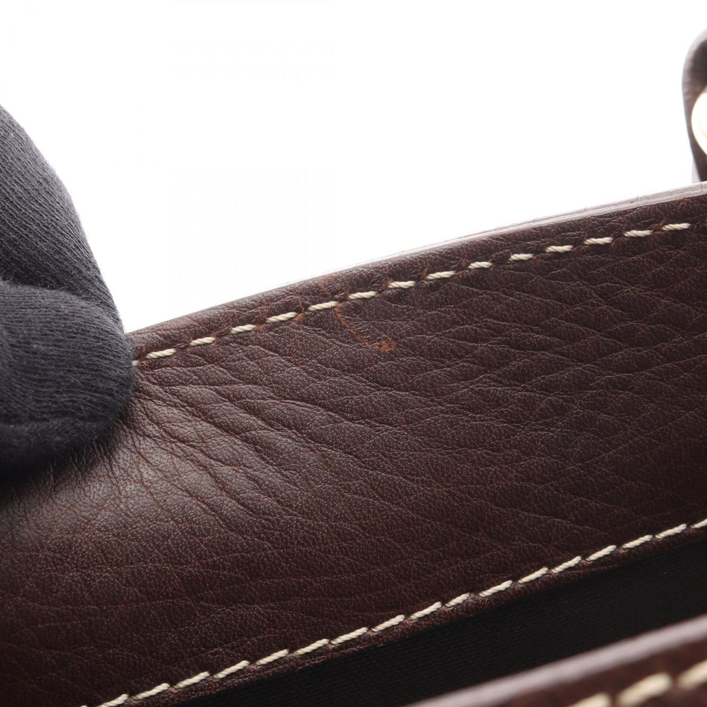 Celine Handbag Boogie Bag Brown Leather — view 8