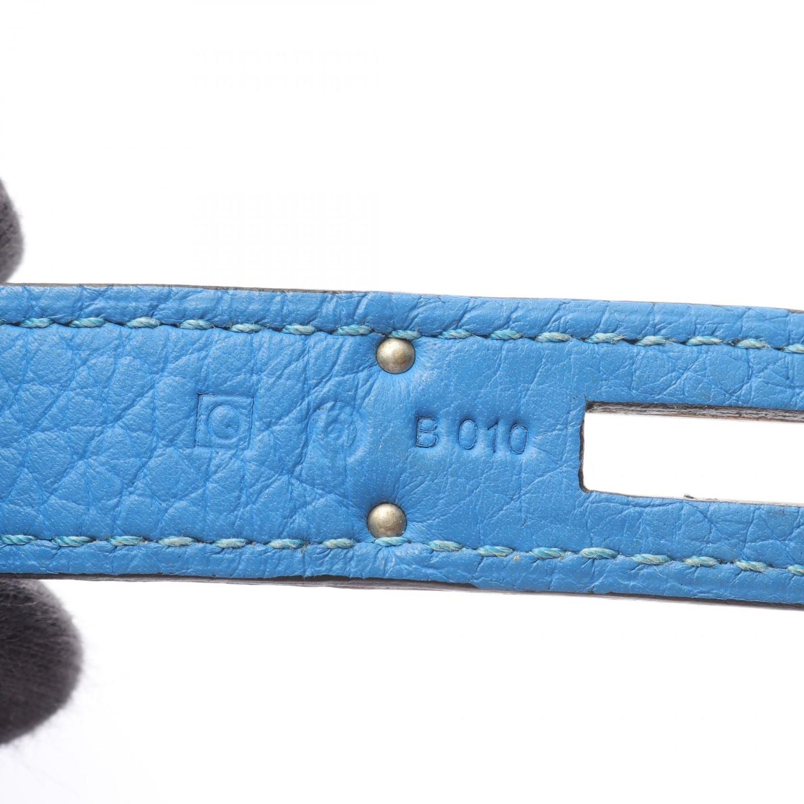 Hermes Shoulder Bag Gypsiel 28 Blue Hydra — view 5