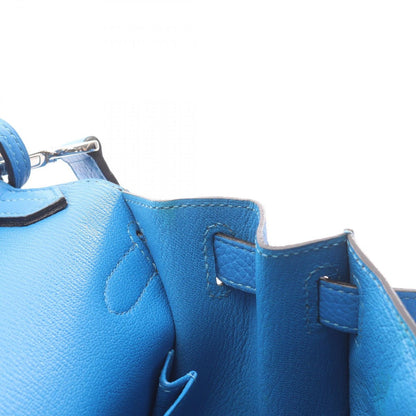 Hermes Shoulder Bag Gypsiel 28 Blue Hydra — view 7