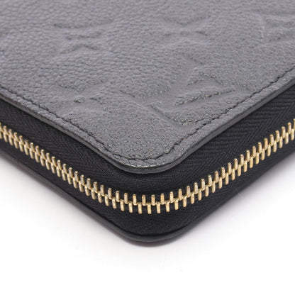 Louis Vuitton Round Wallet Zippy Monogram Empreinte Noir Leather — view 5
