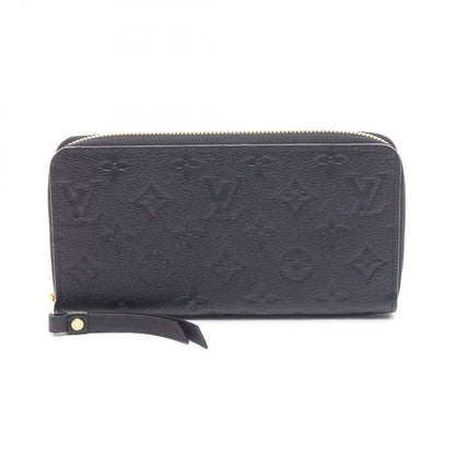 Louis Vuitton Round Wallet Zippy Monogram Empreinte Noir Leather
