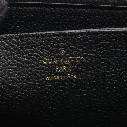Louis Vuitton Round Wallet Zippy Monogram Empreinte Noir Leather — view 4