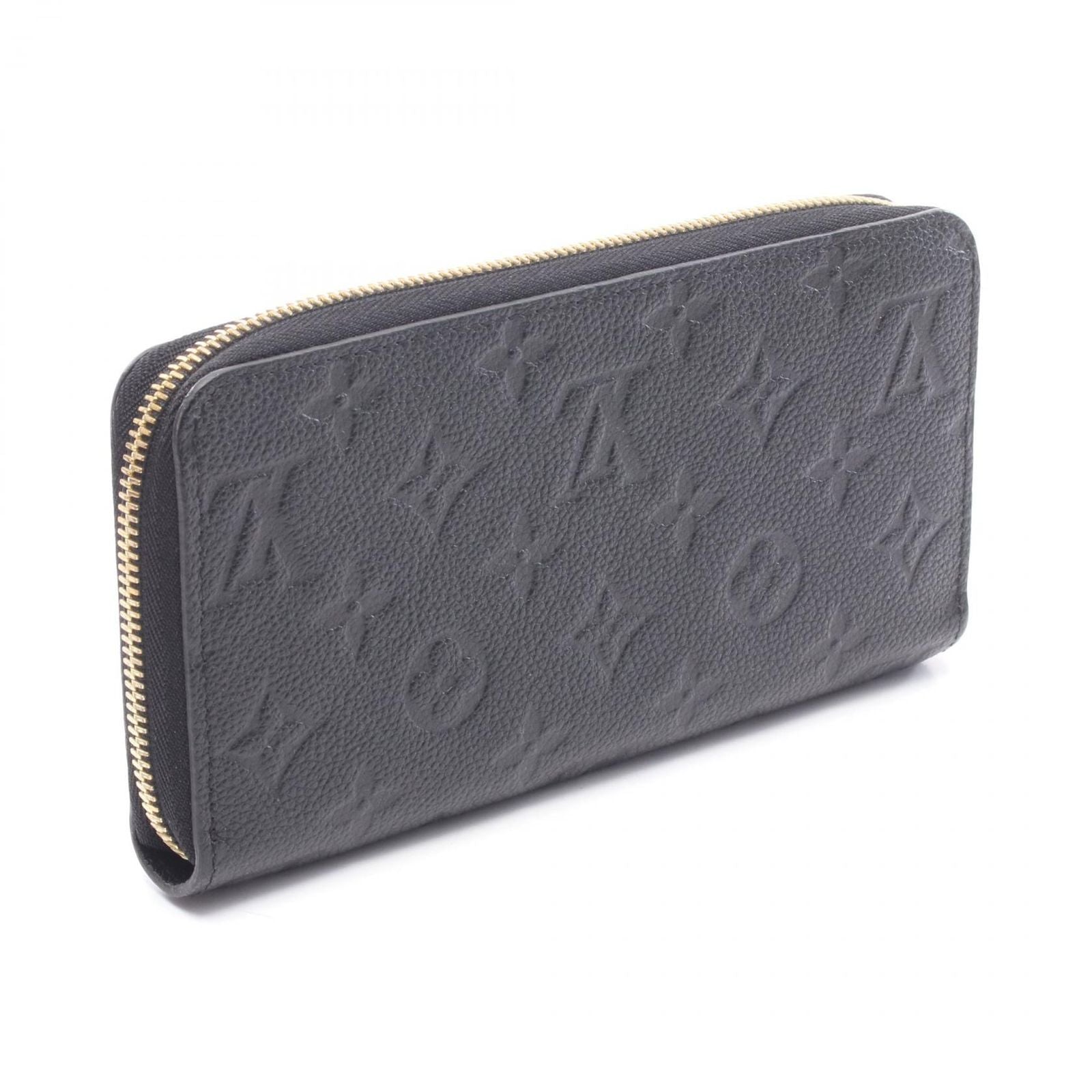 Louis Vuitton Round Wallet Zippy Monogram Empreinte Noir Leather — view 2