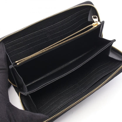 Louis Vuitton Round Wallet Zippy Monogram Empreinte Noir Leather — view 3