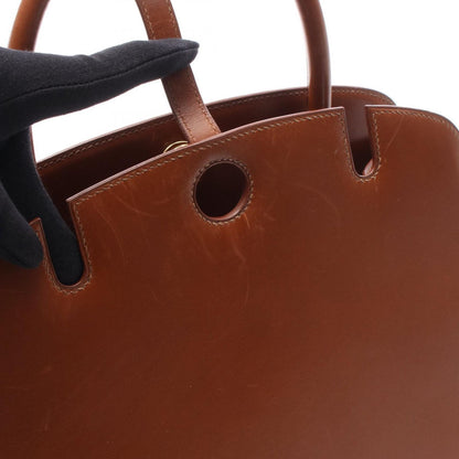 Hermes Handbag Dalvy MM Gold Calf — view 6