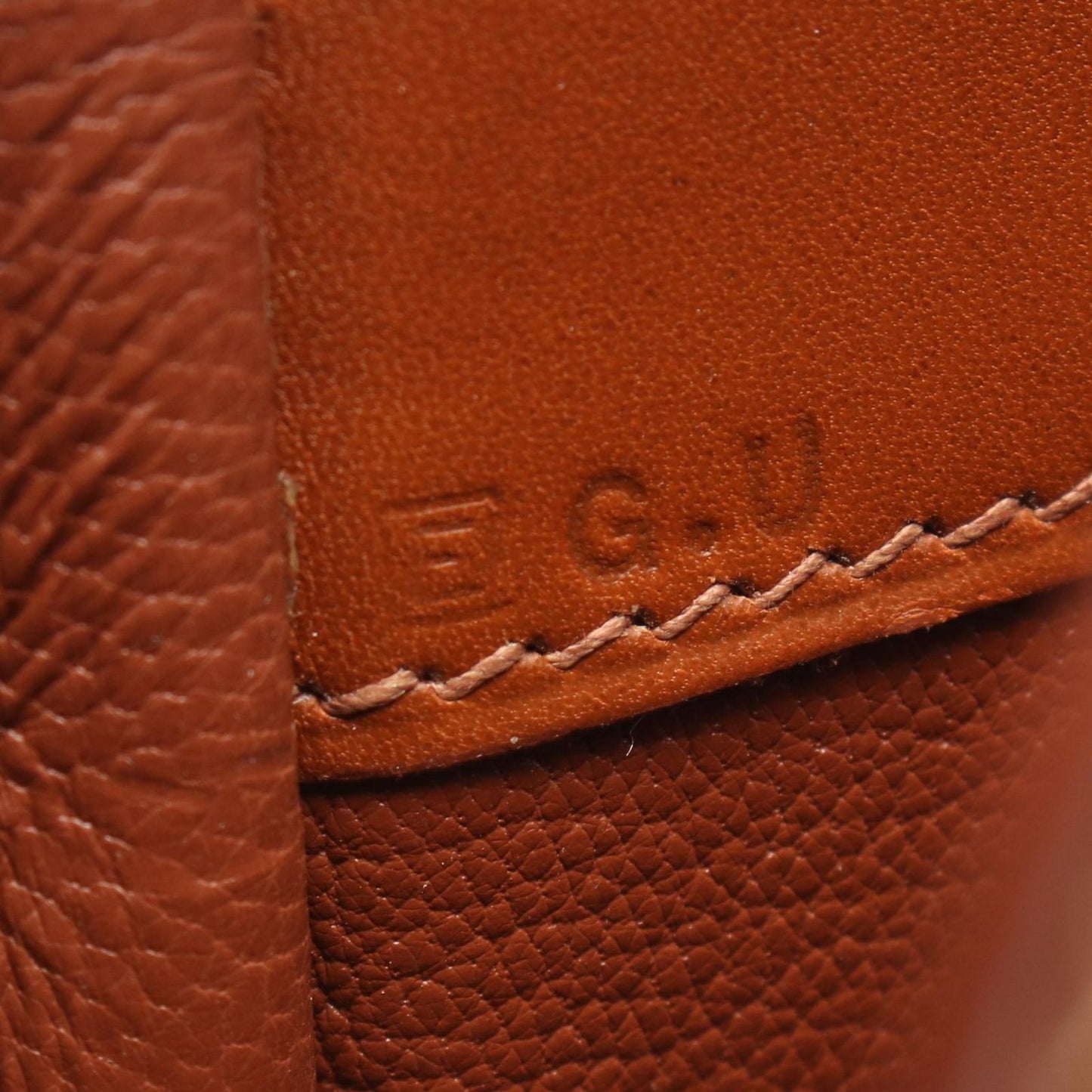 Hermes Handbag Dalvy MM Gold Calf — view 5