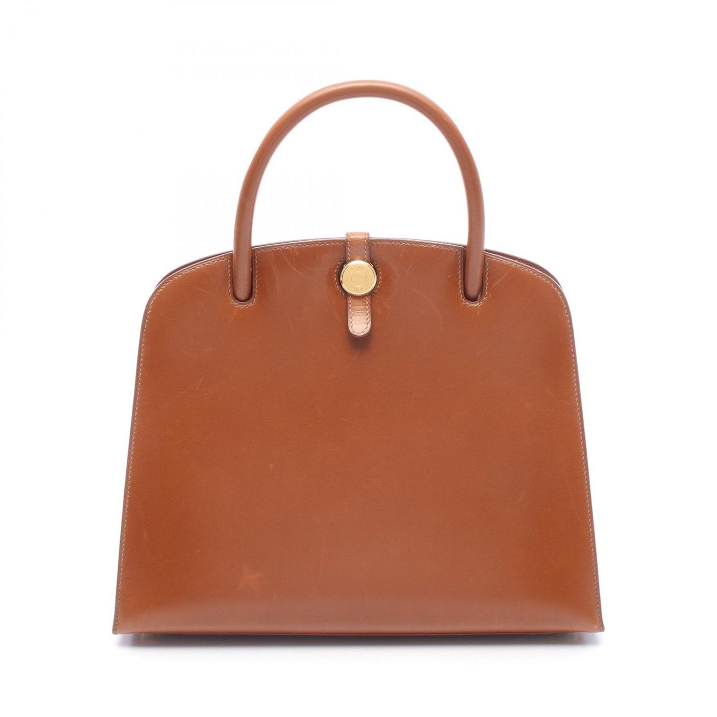 Hermes Handbag Dalvy MM Gold Calf