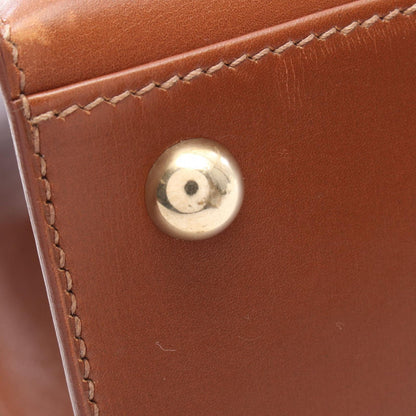 Hermes Handbag Dalvy MM Gold Calf — view 9
