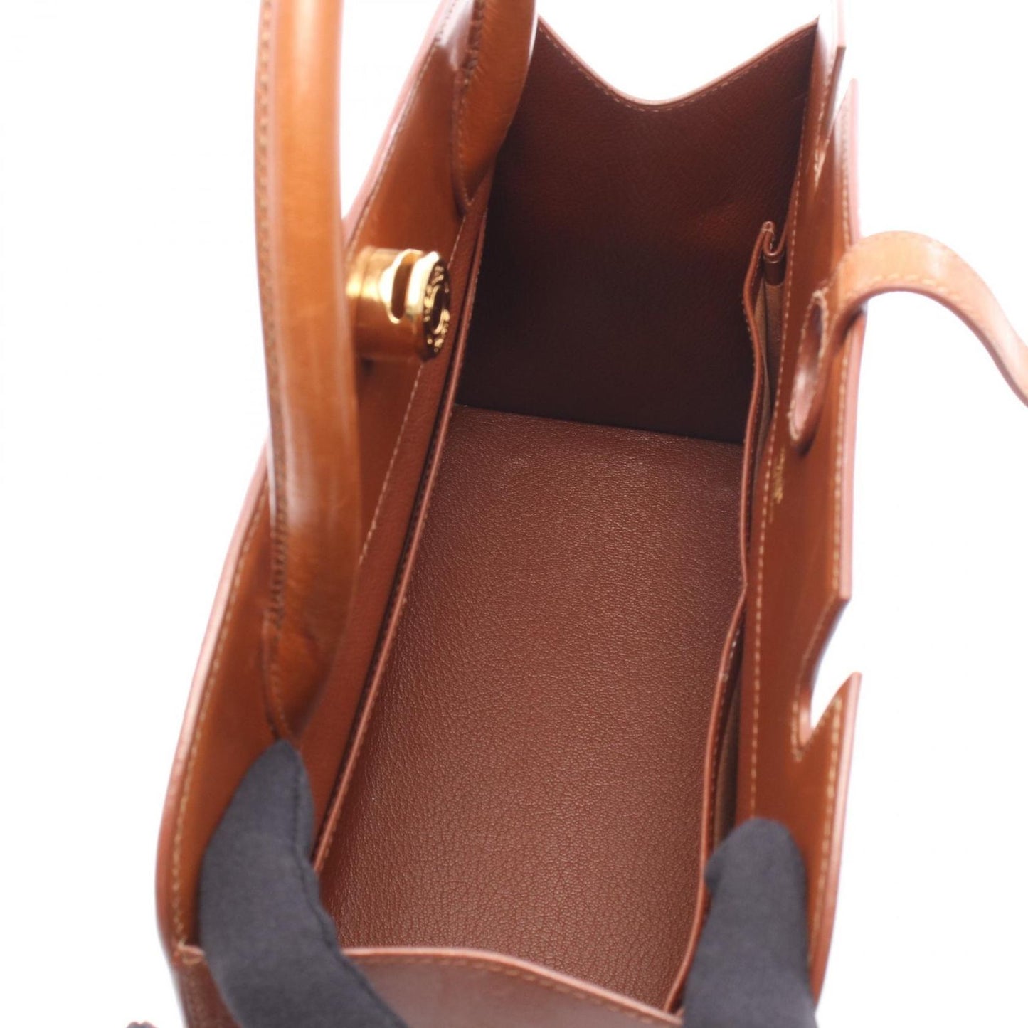 Hermes Handbag Dalvy MM Gold Calf — view 3