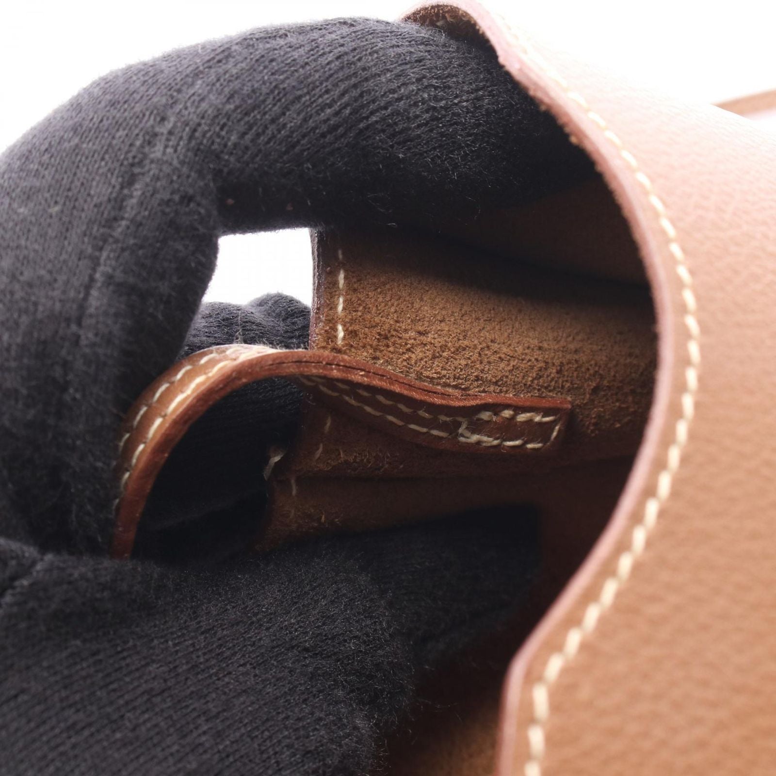 Hermes Shoulder Bag Omenitu Brown — view 8